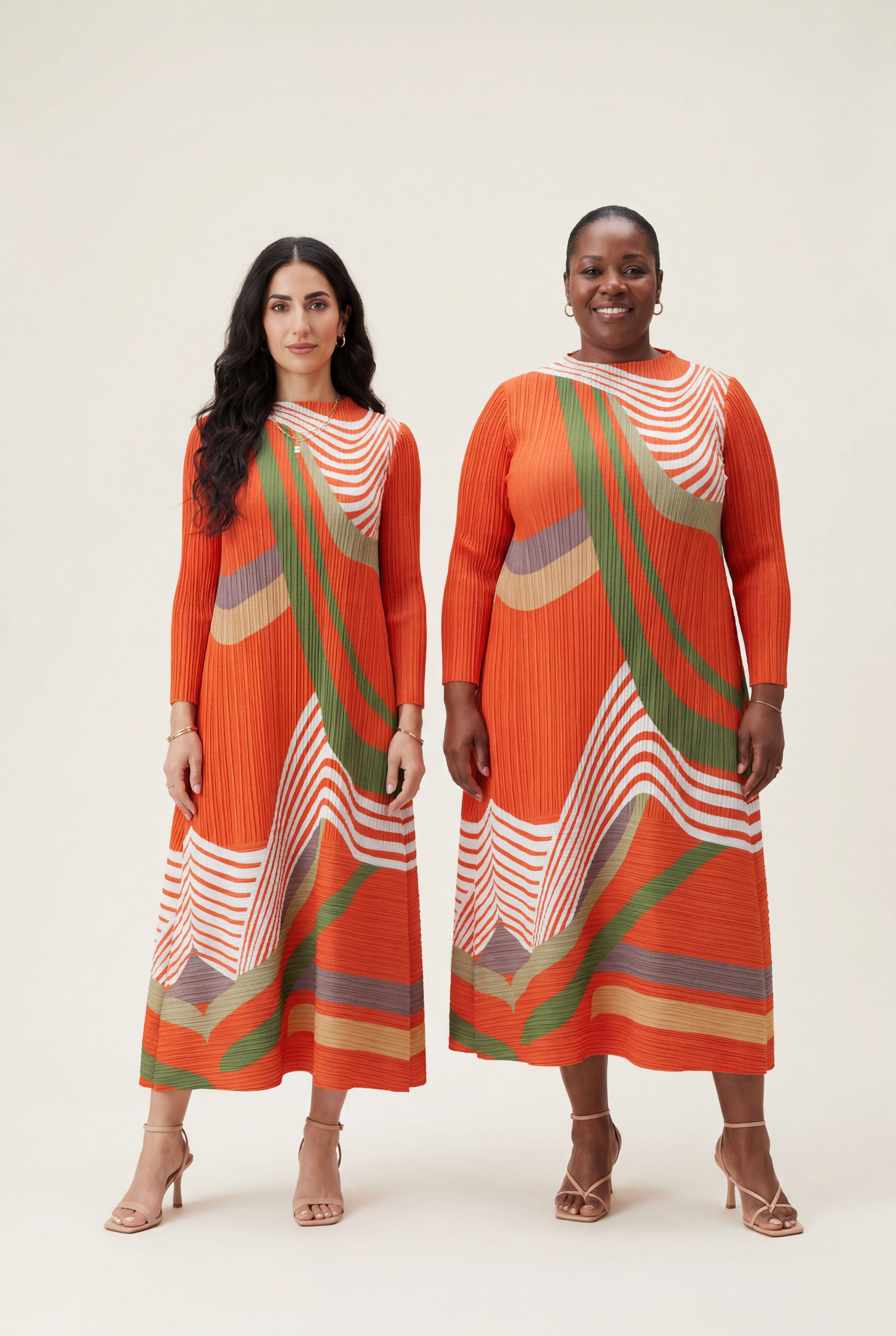 Peony Dress – Orange-thumbmail-3