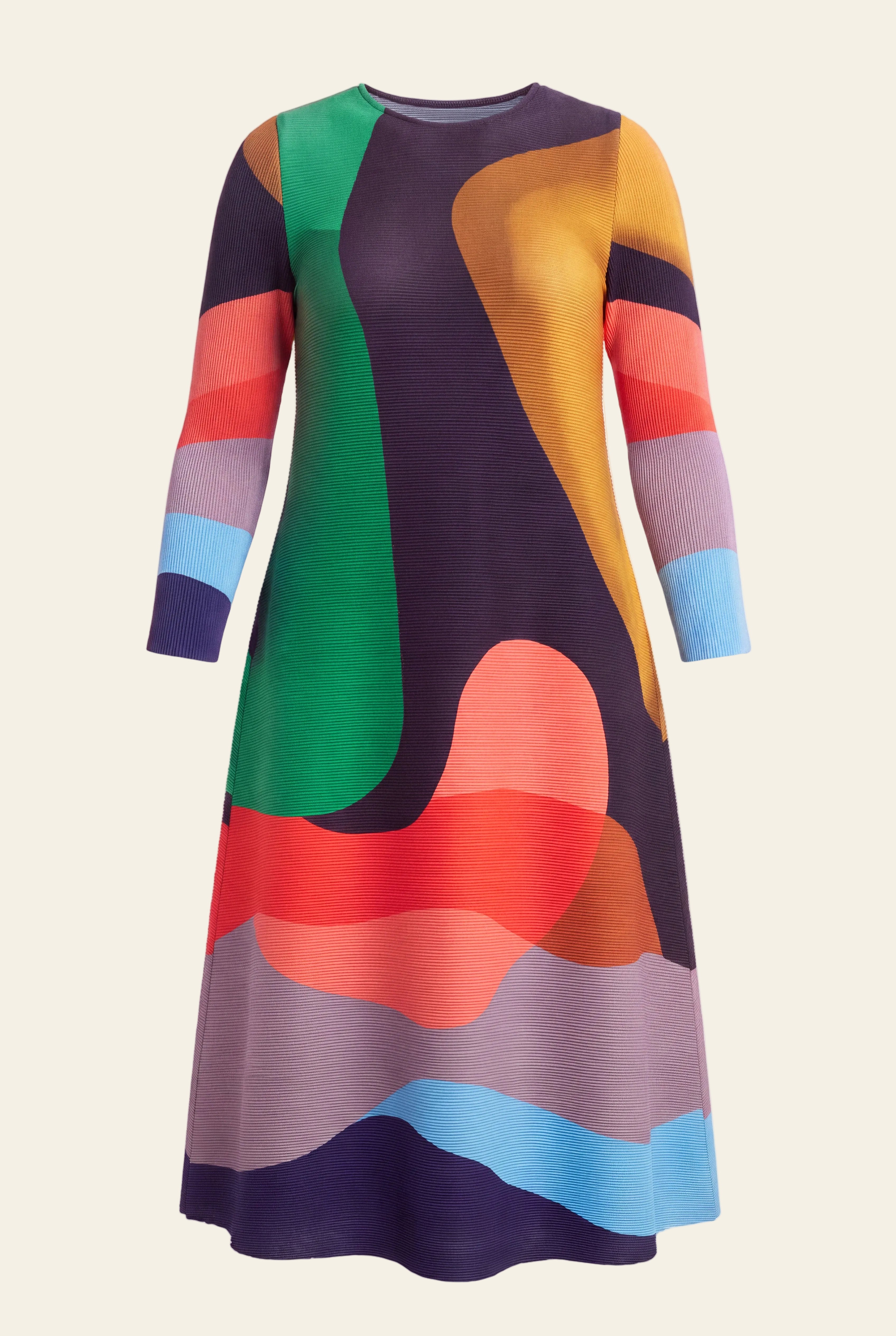 Peony Dress – Color Block