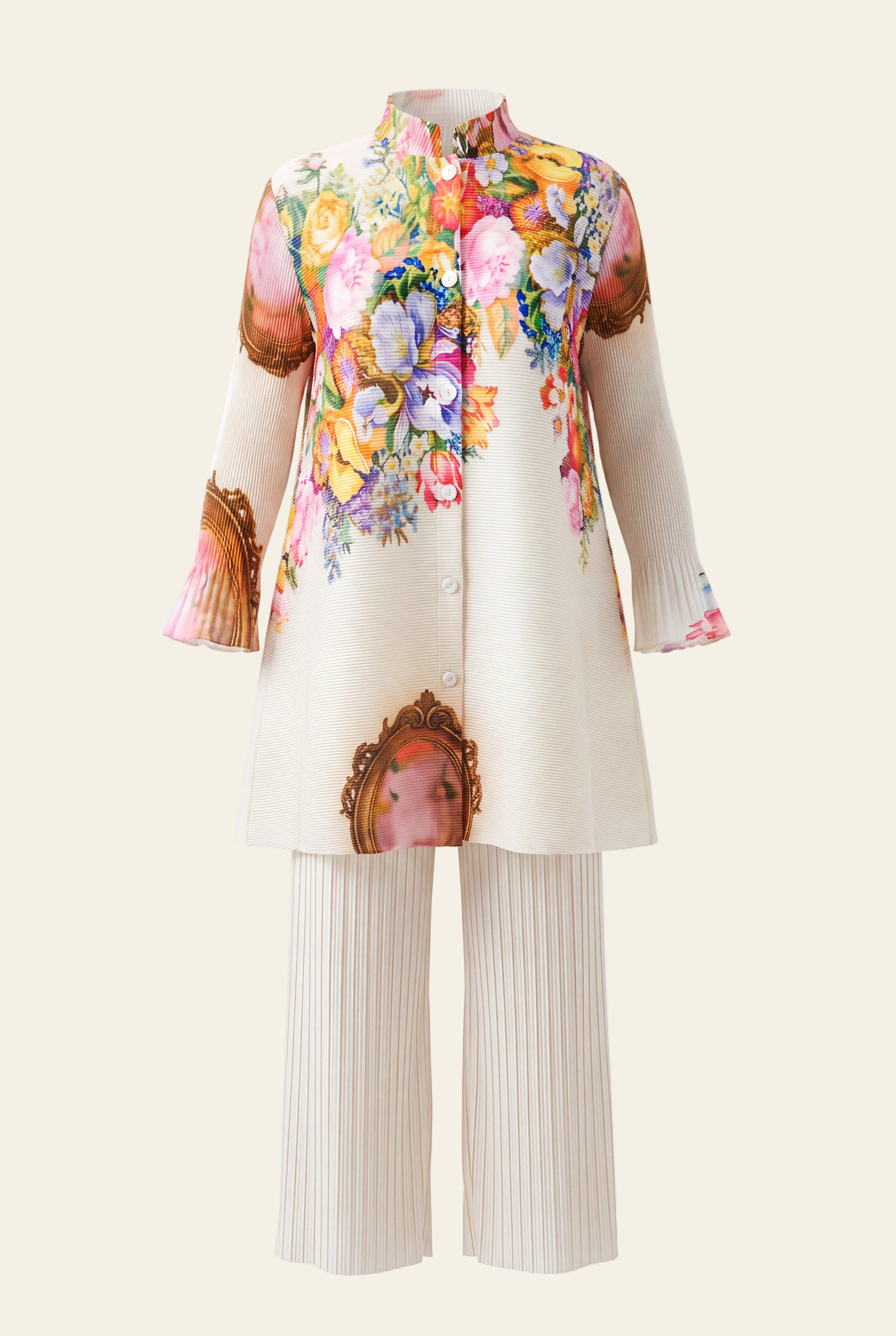 Hyacinth Pant Set - White
