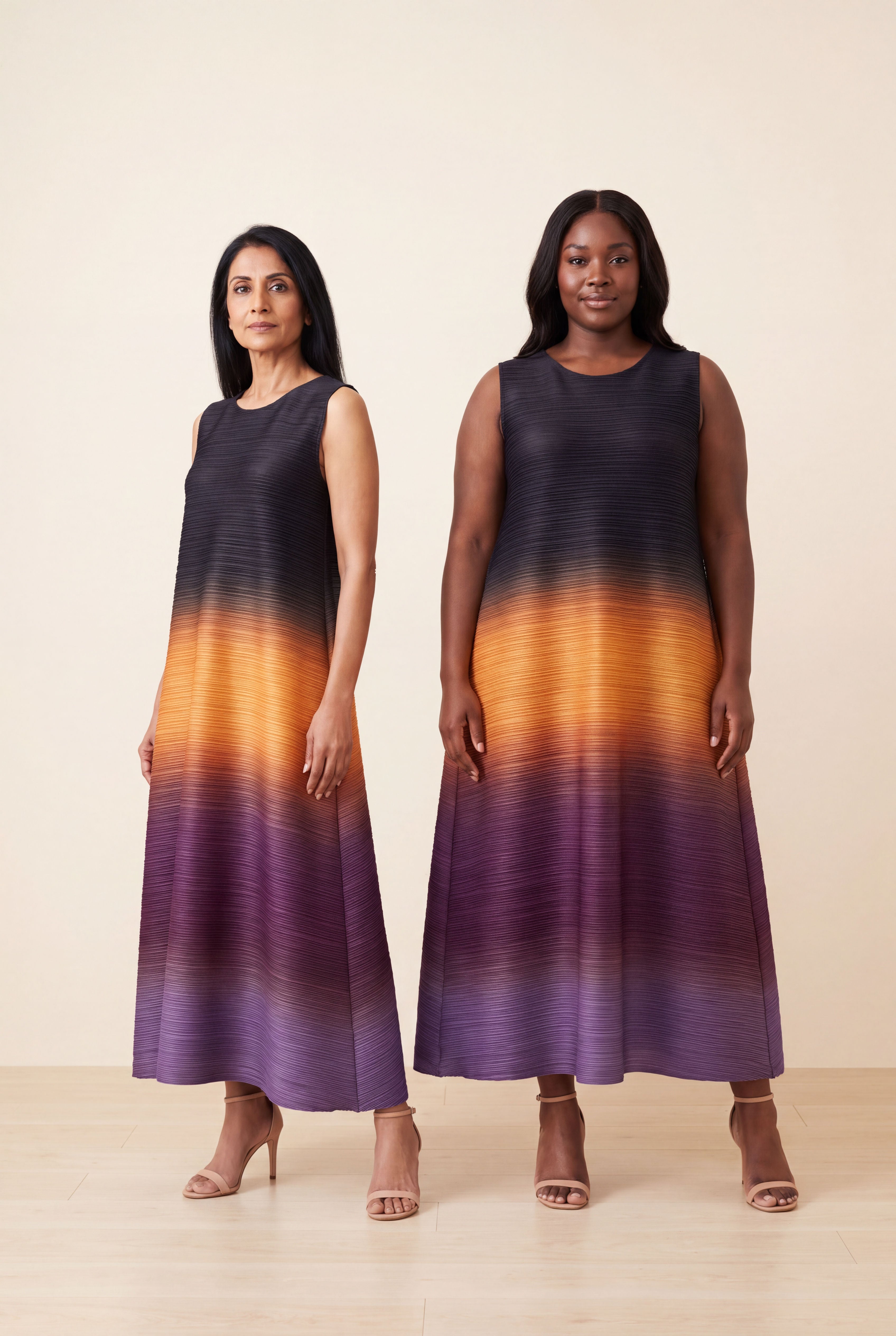 Aster Dress in Plum, additional view