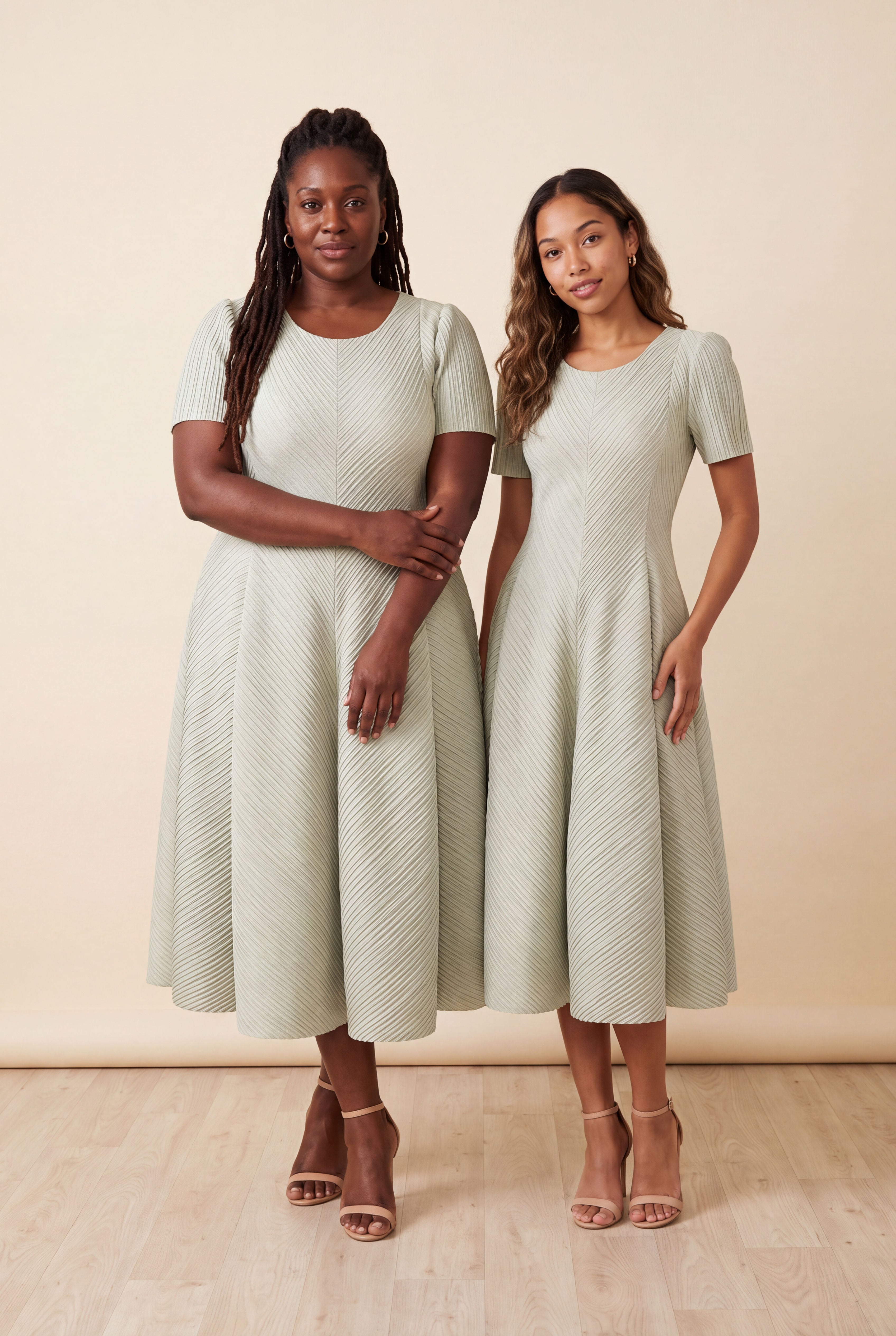 Bloom Dress in Sage, additional view
