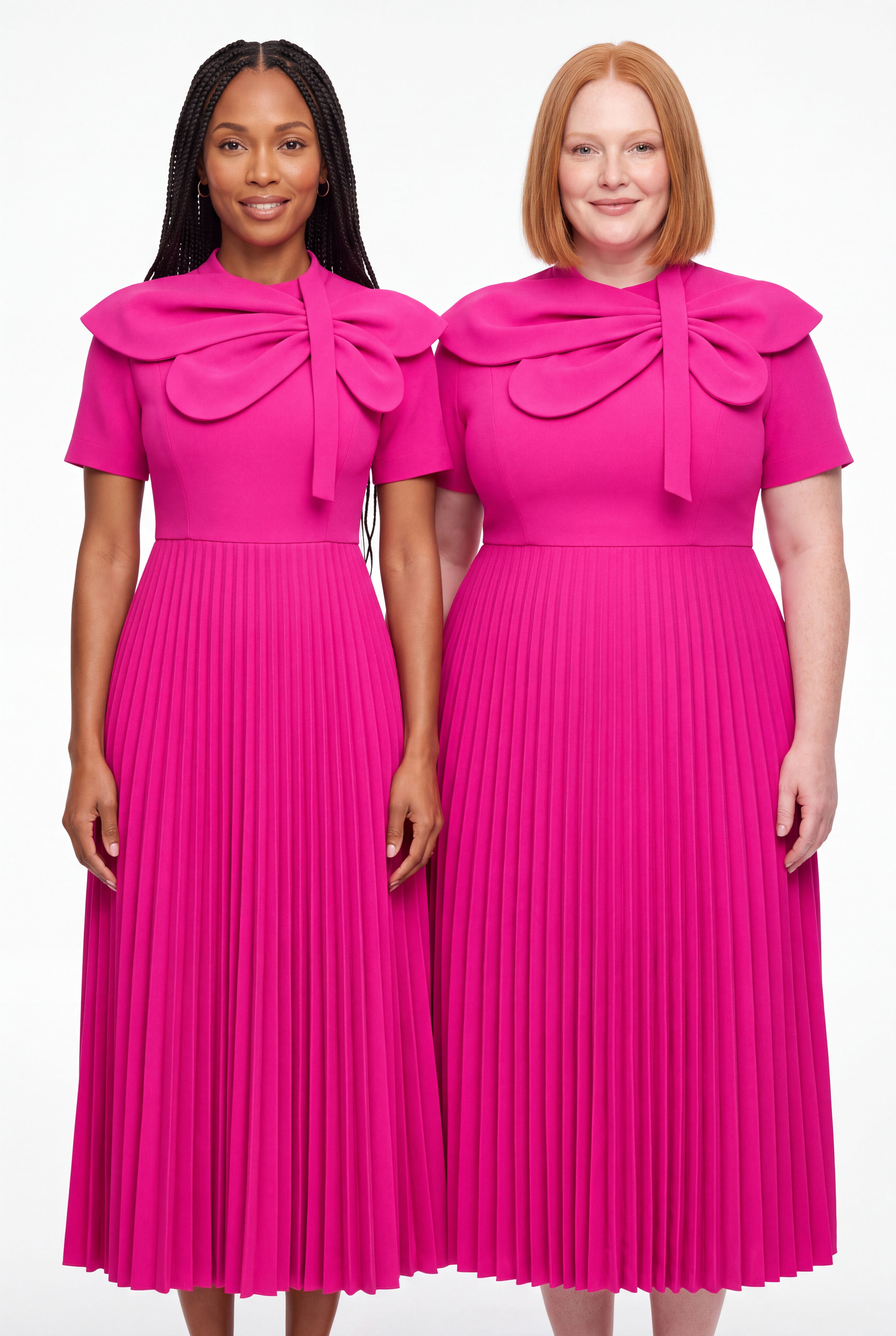 Bow Dress in Pink, additional view