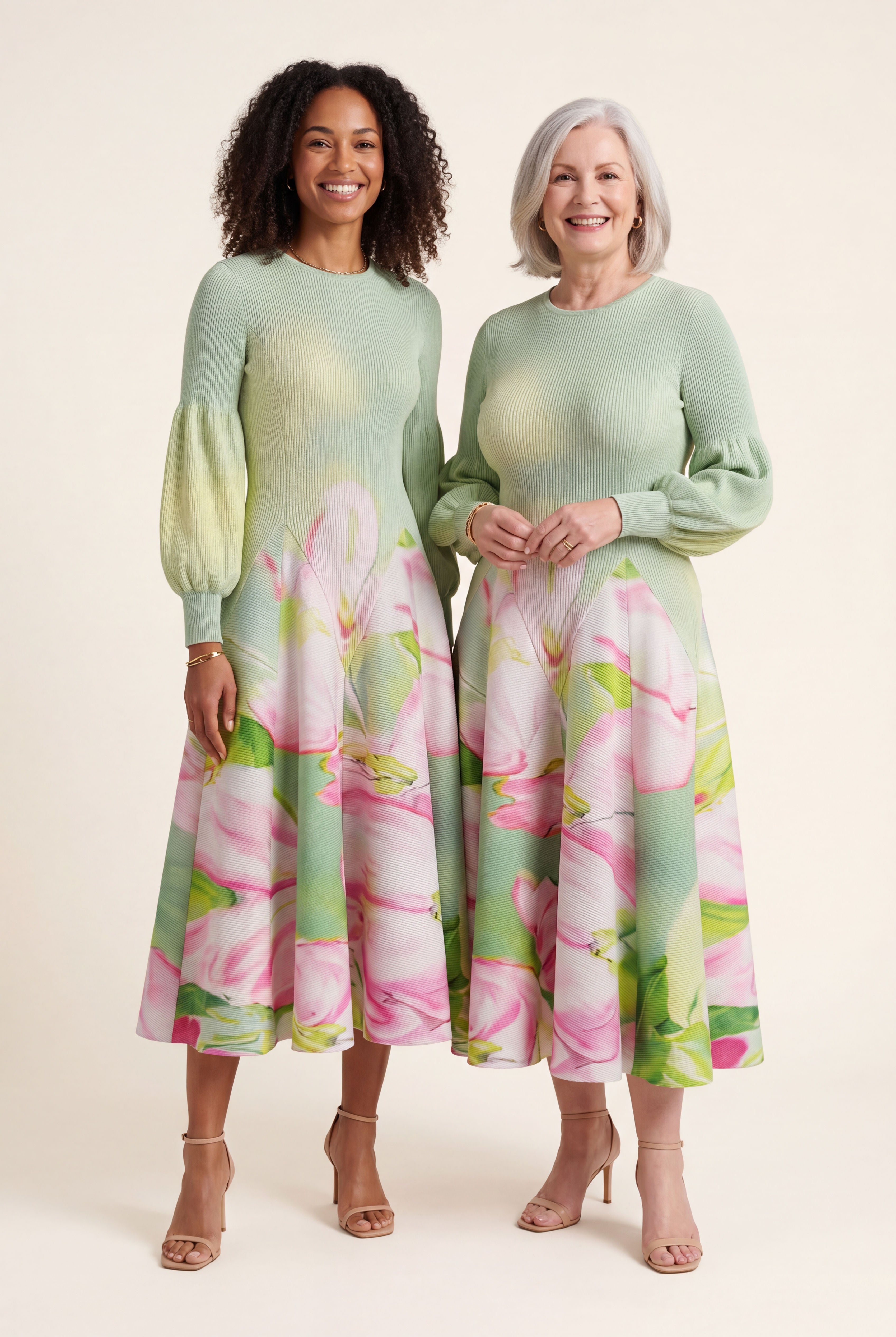 Dahlia Dress – Pastel Green