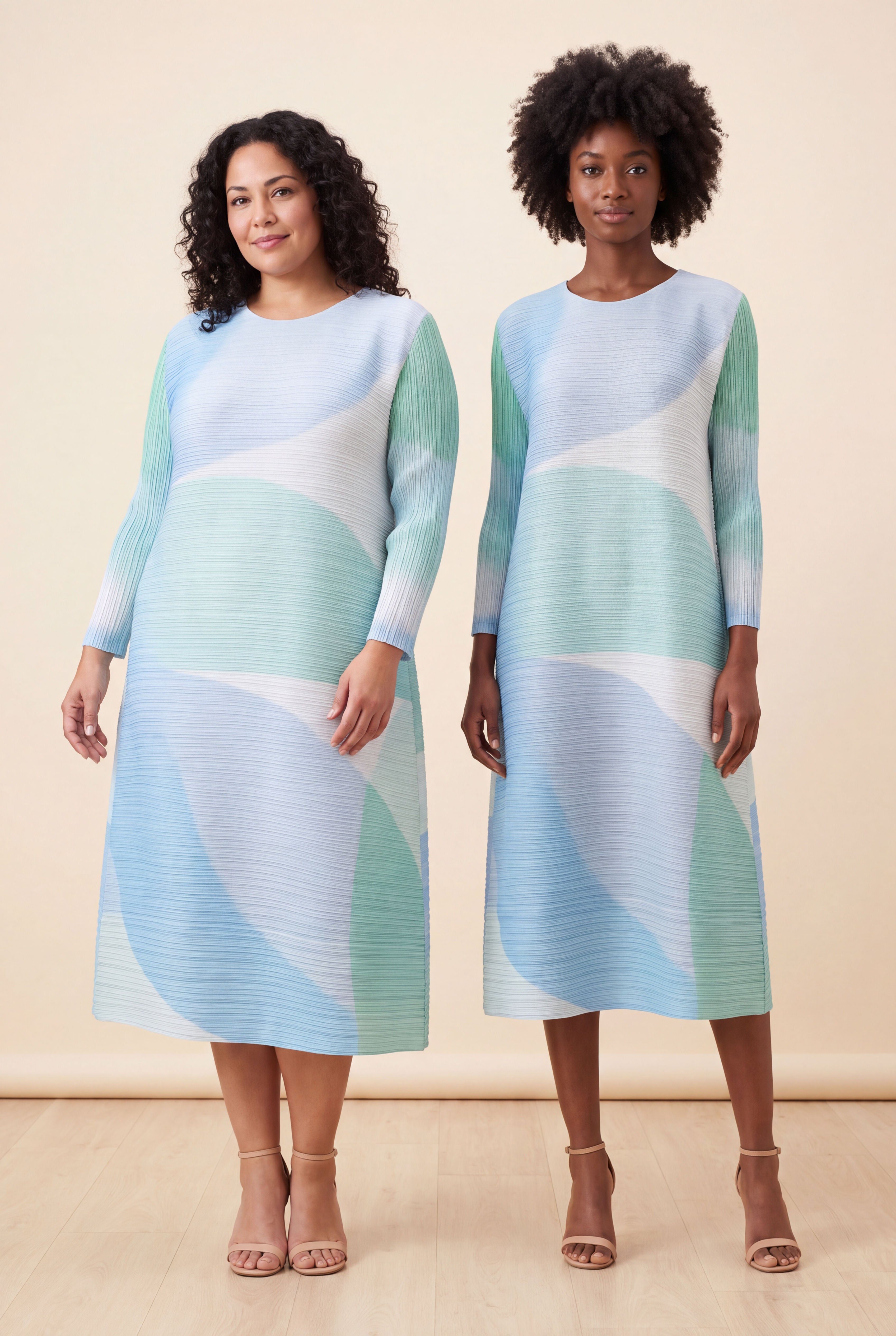 Peri Dress in Aqua, additional view
