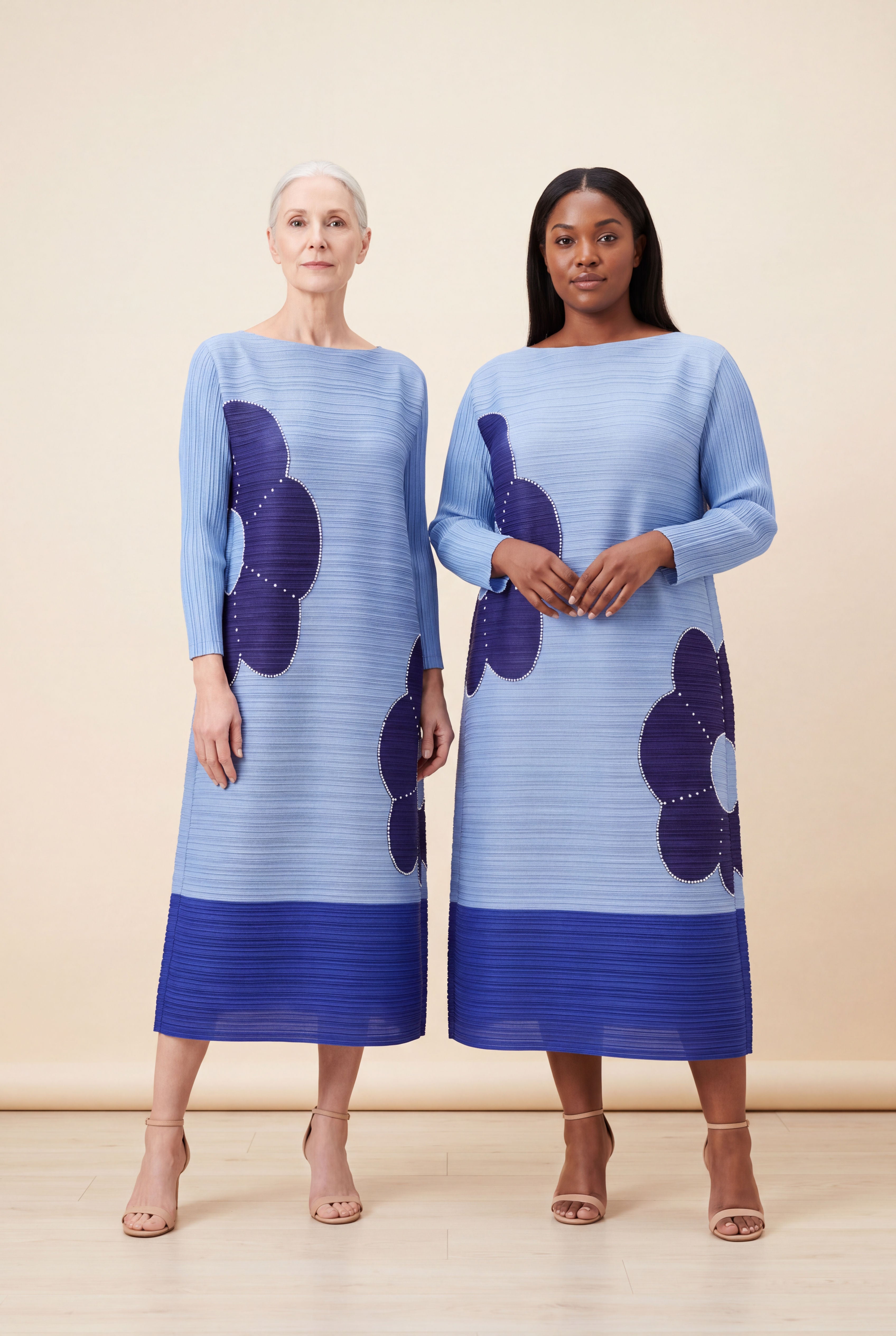Janna Dress in Cobalt, additional view