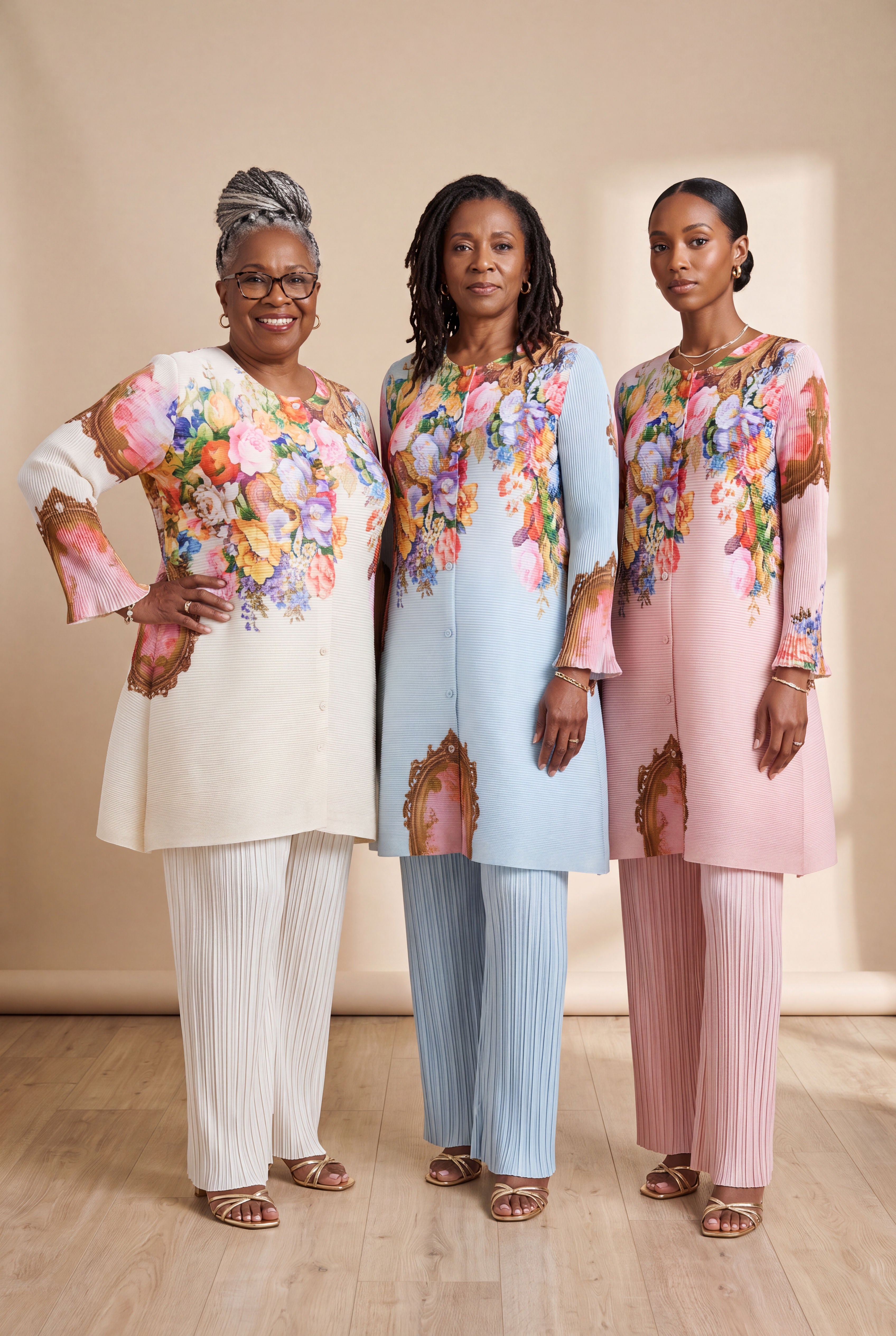 Hyacinth Pant Set - Soft Pink