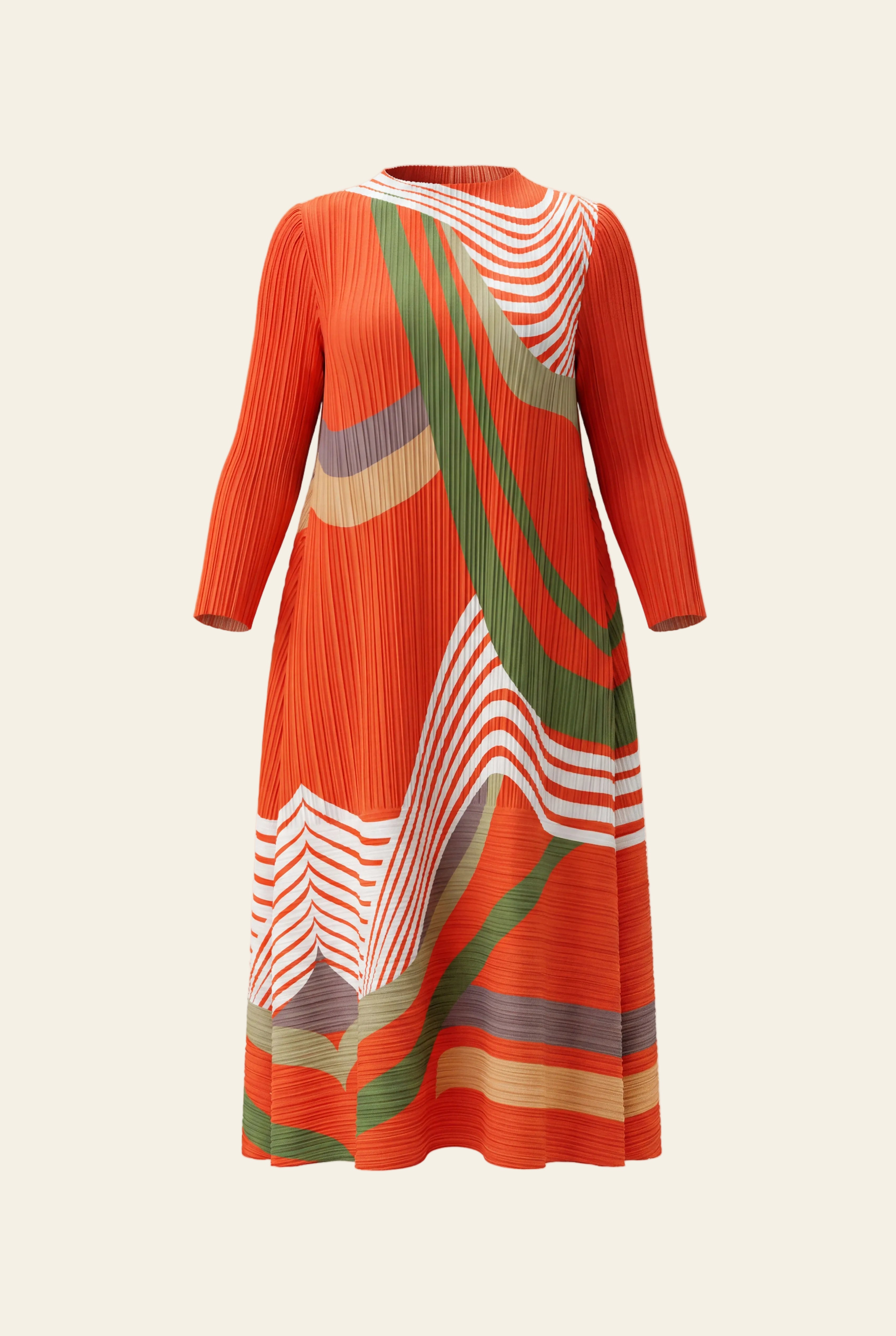 Peony Dress – Orange