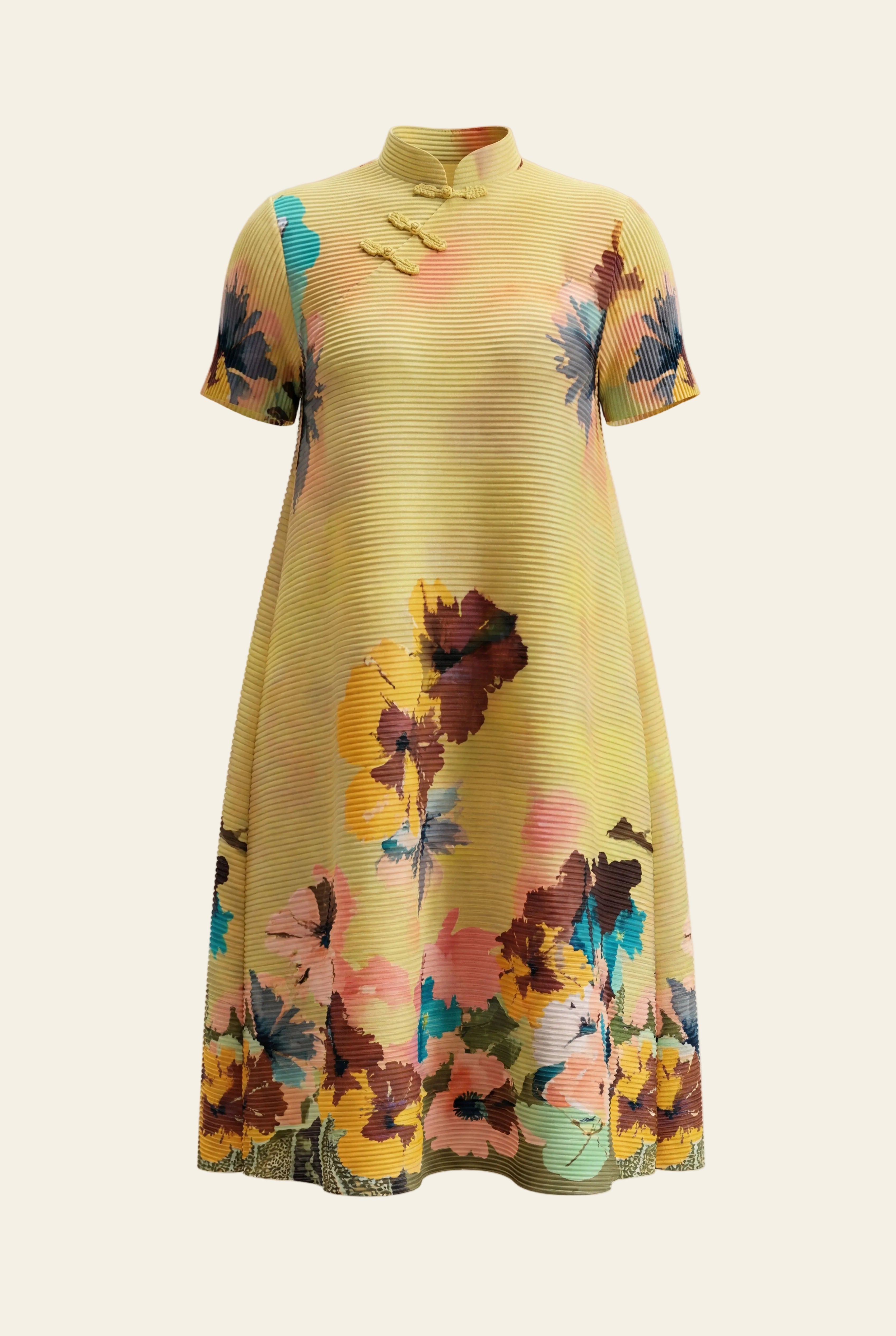 Jasmine Dress – Soft Yellow