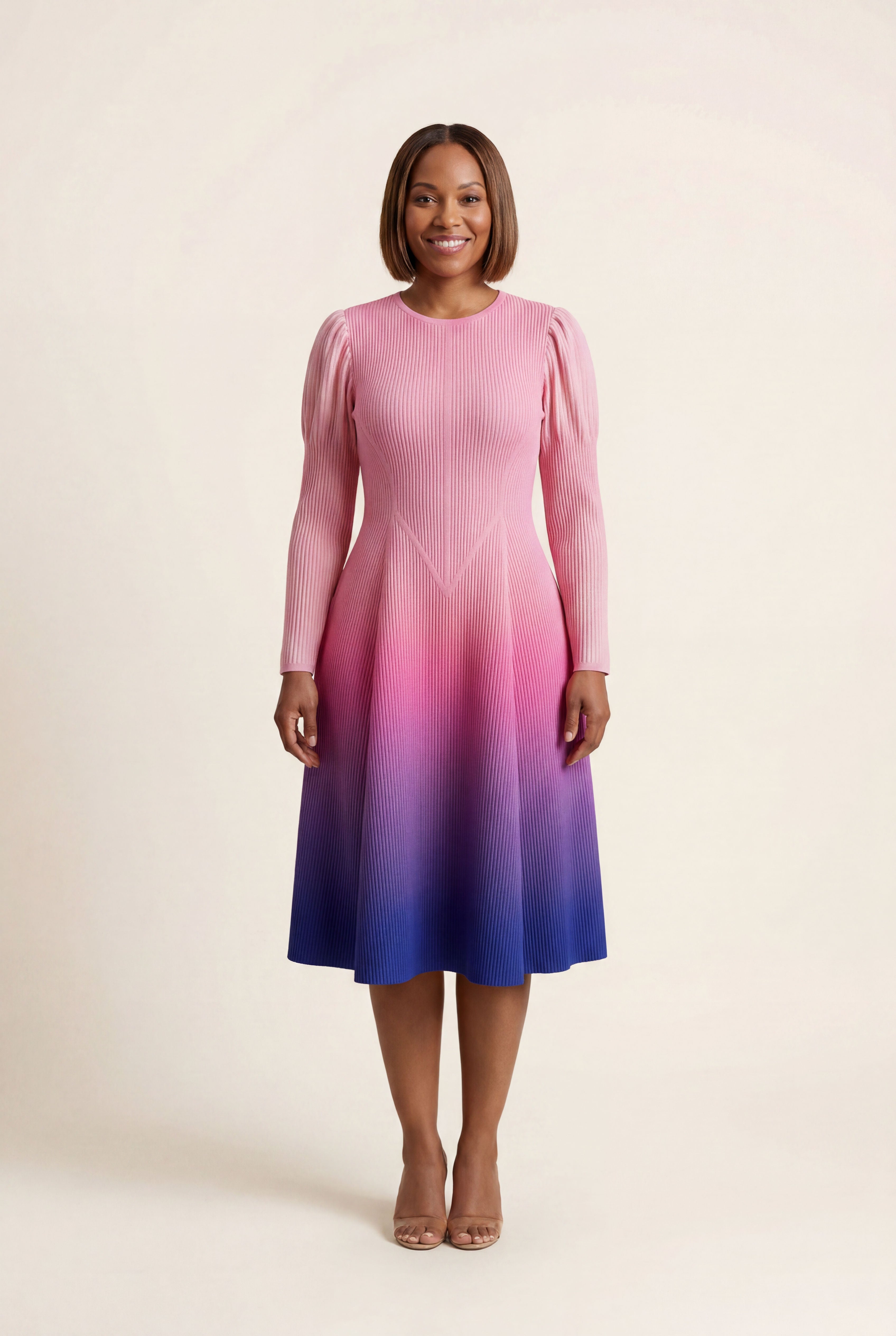 Camellia Ombre Dress – Pink-thumbmail-3