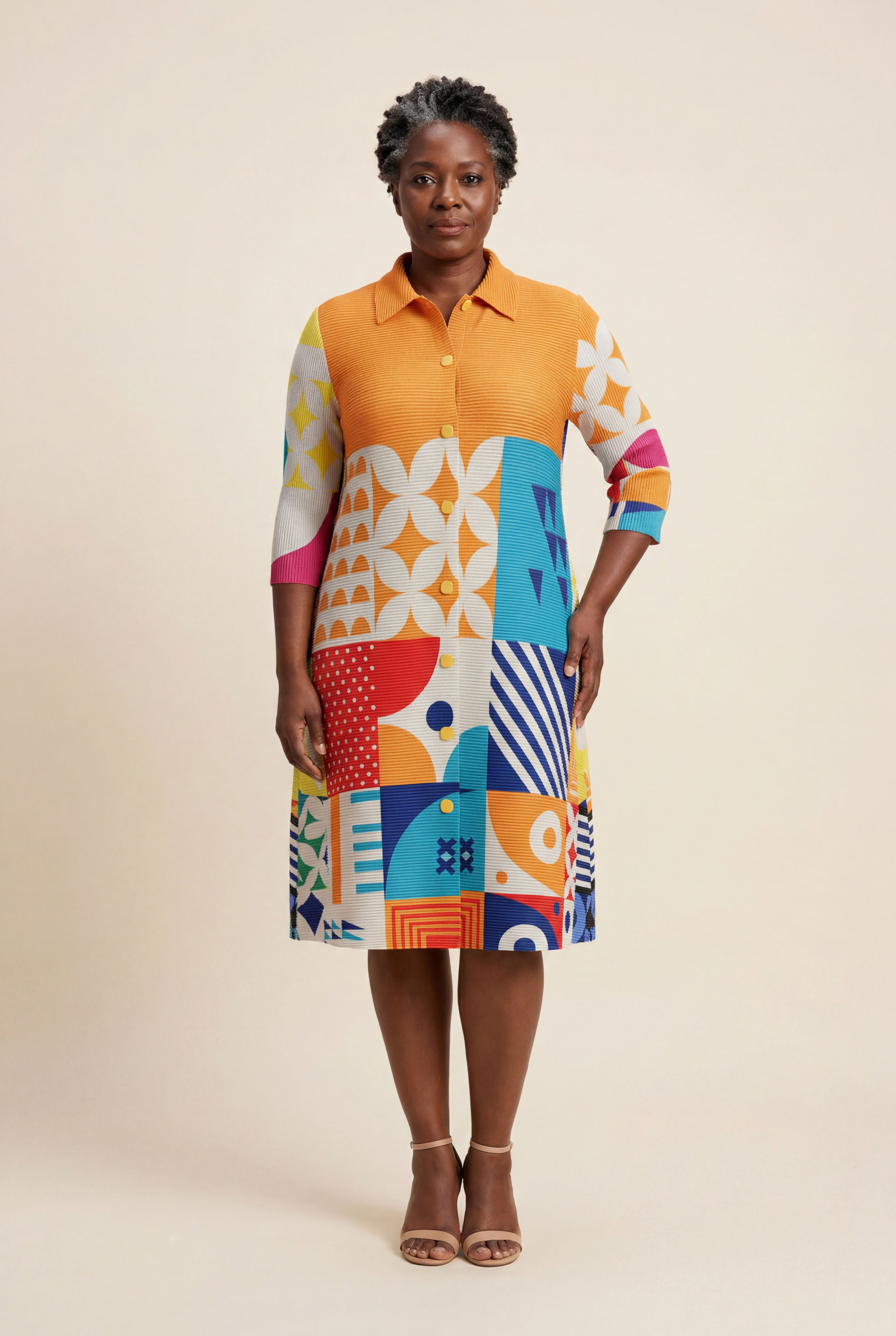 Jasmine Dress – Orange-thumbmail-3