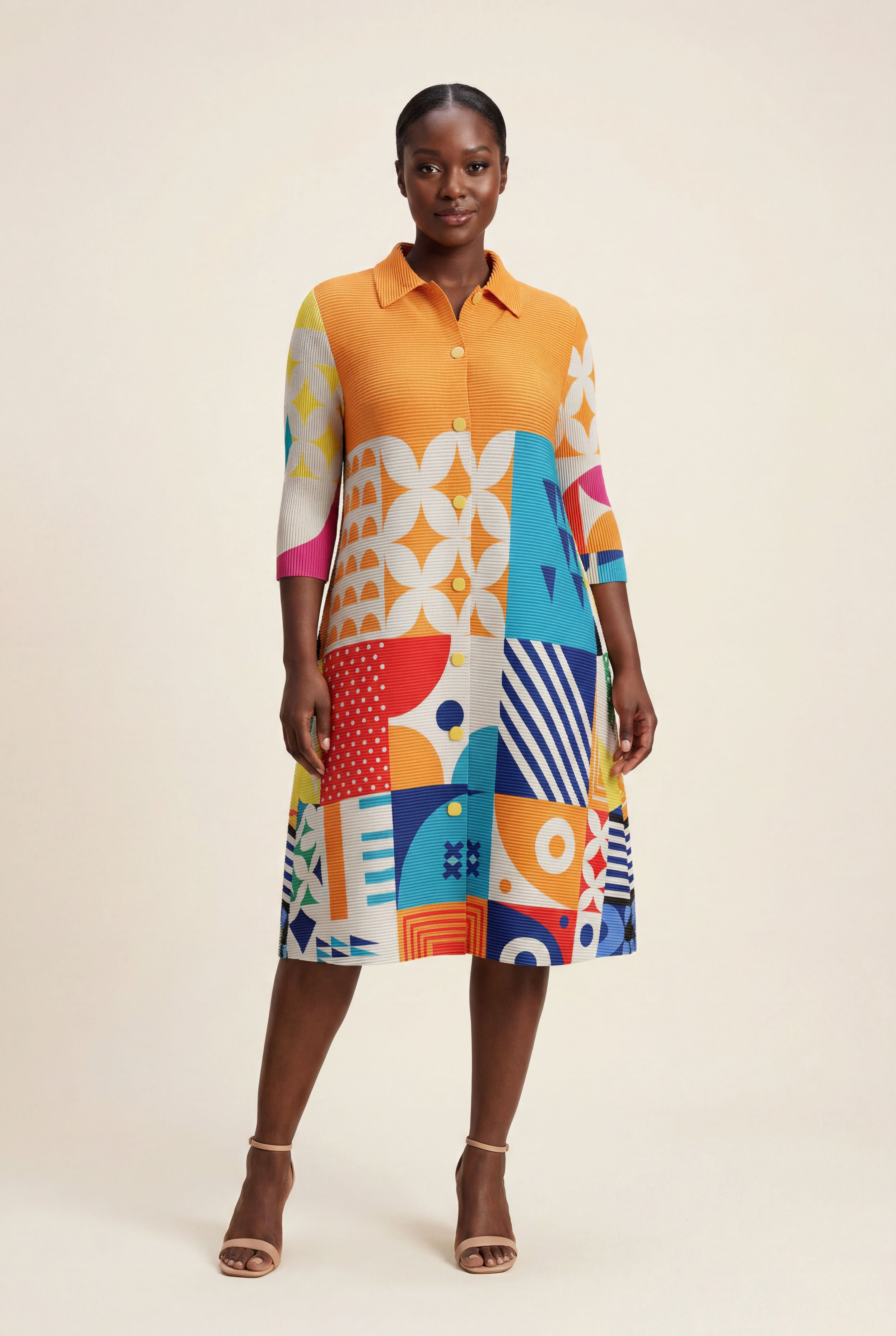 Jasmine Dress – Orange-thumbmail-4