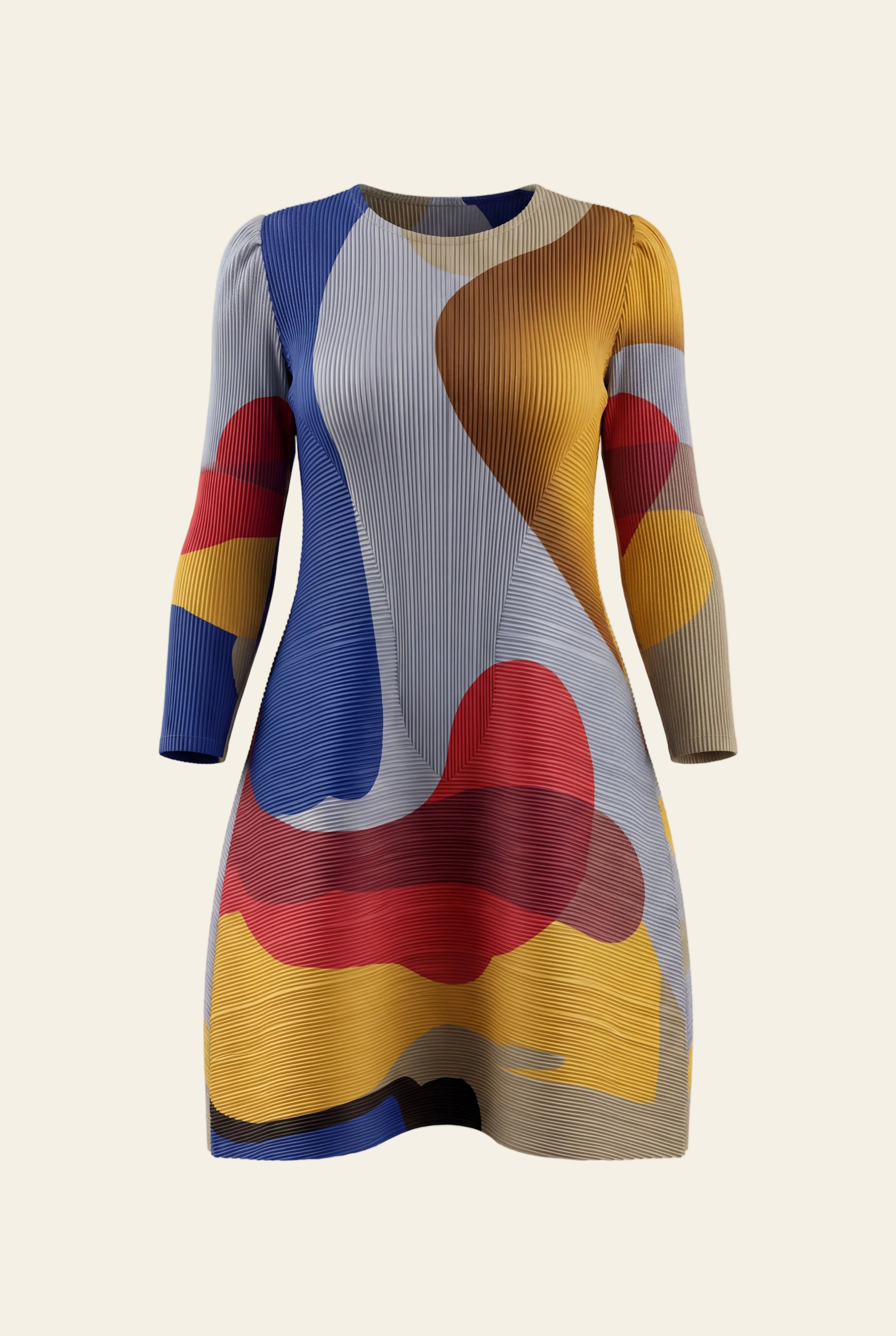 Peony Dress – Sunrise Gray-thumbmail-1