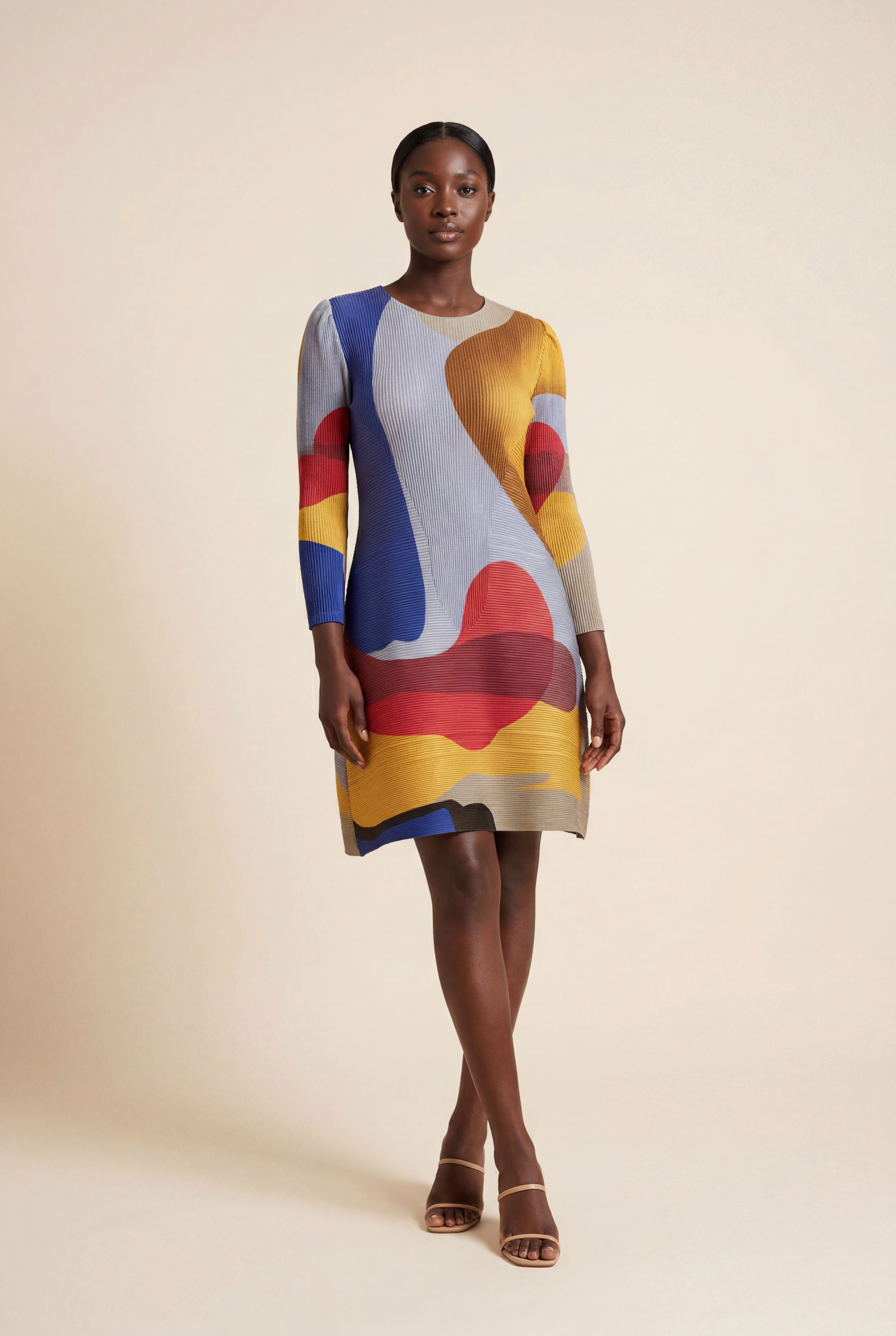Peony Dress – Sunrise Gray-thumbmail-2