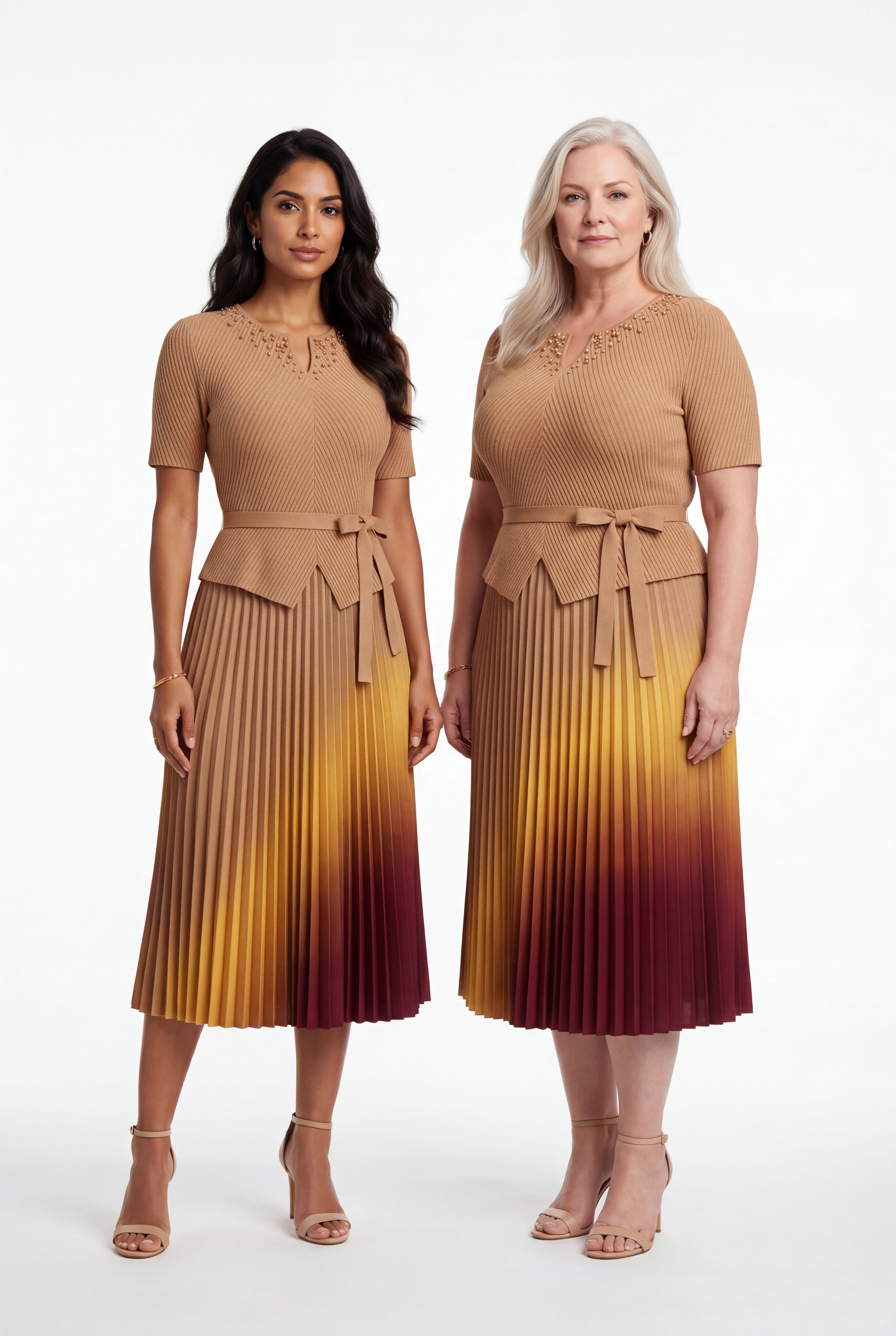 Aurora Dress in Brown, additional view
