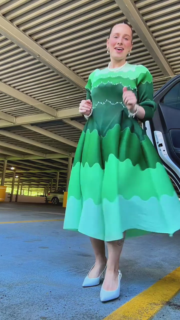 Magnolia Dress – Green-thumbmail-3